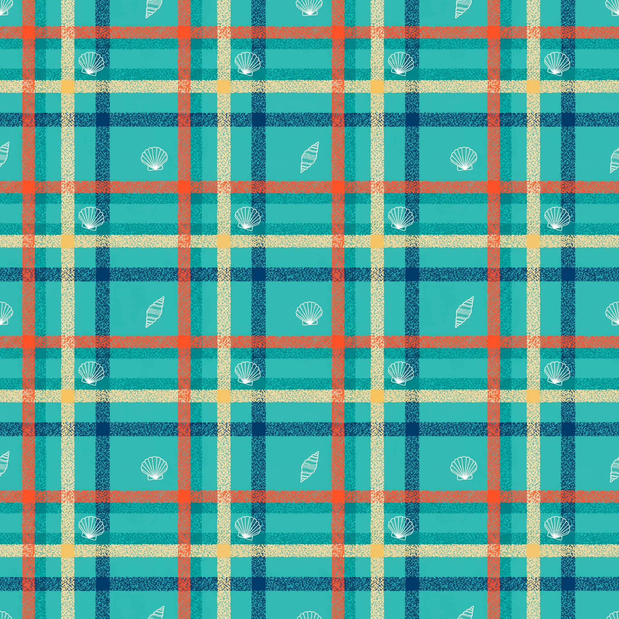 Sea Plaid Detail